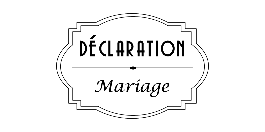 logo declaration mariage
